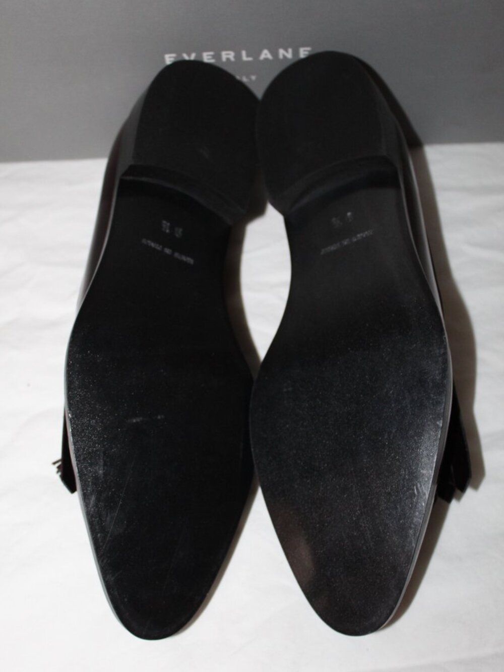 NWB Everlane Cordovan Tassel Fringe Loafers Flats Slip Ons Leather 9.5 - Picture 7 of 8